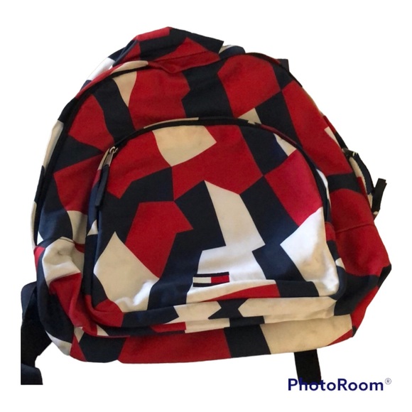 Men’s Y2k Tommy abstract canvas backpack - Picture 5 of 16